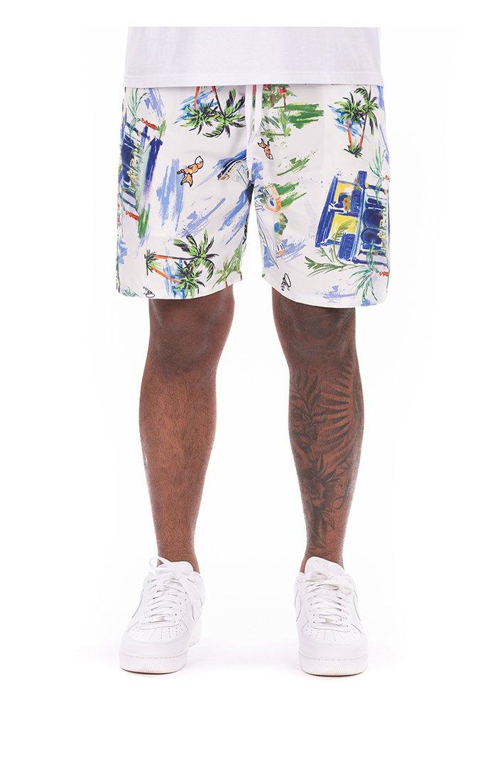 AKOO Men's Vineyard Shorts - White - WHITE